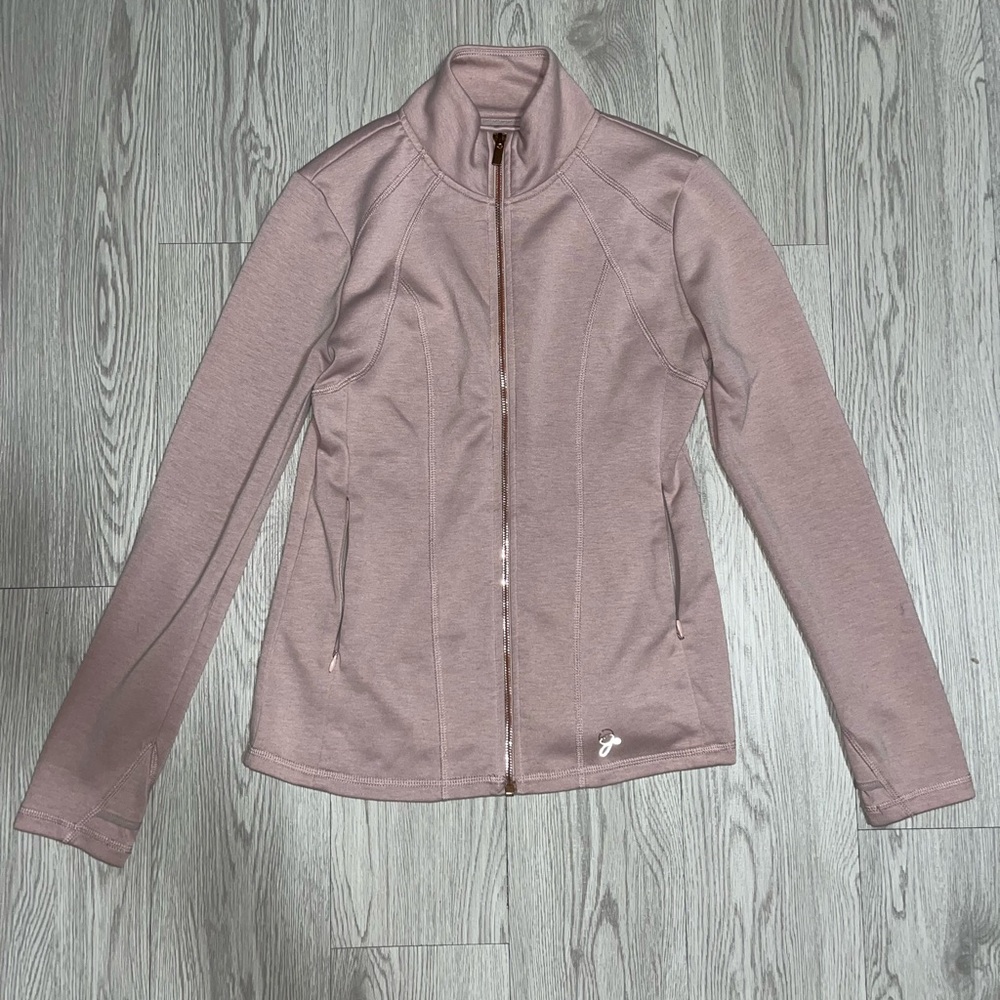 Jaanuu Women's Pink Scrub Jacket